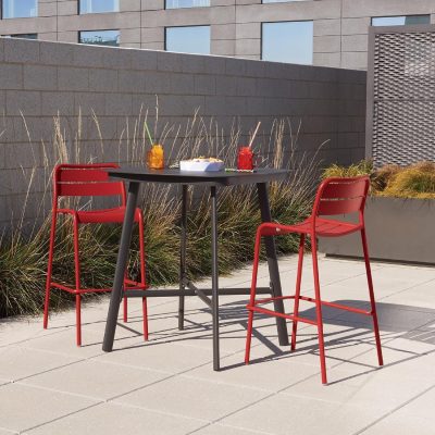 Kapri 3 Pc Aluminum Bar Set in Carbon/Venetian By Oxford Garden