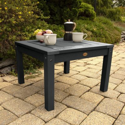 Lakeview Adirondack Side Table – Black