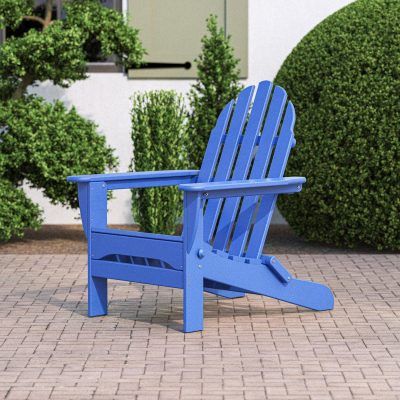 POLYWOOD Classic Folding Adirondack Chair – Pacific Blue