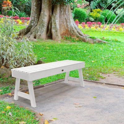 Lakeview Elm Pointe 4-Foot Picnic Bench – White