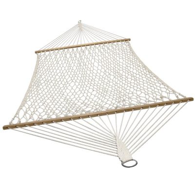 Ultimate Patio Classic Double Rope Hammock – White