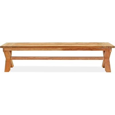 Wood Grove 74 Inch Reclaimed Teak Dining Bench By Lakeview Outdoor Designs