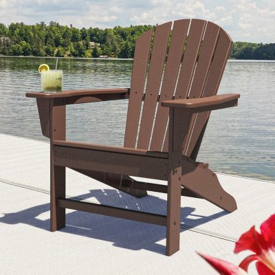 POLYWOOD South Beach Adirondack Chair – Mahogany