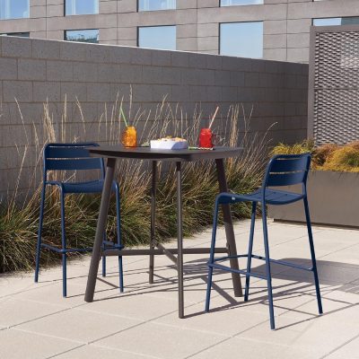 Kapri 3 Pc Aluminum Bar Set in Carbon/Prussian By Oxford Garden