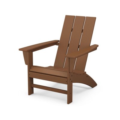 POLYWOOD Modern Adirondack Chair – Teak