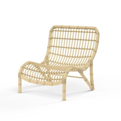 Sunset West Farro Resin Wicker Patio Armless Club Chair