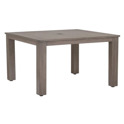 Laguna 48 Inch Square Aluminum Patio Dining Table By Sunset West