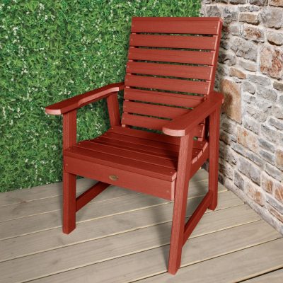 Lakeview Elm Point Dining Armchair – Rustic Red