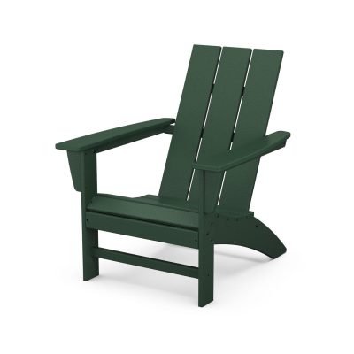 POLYWOOD Modern Adirondack Chair – Green