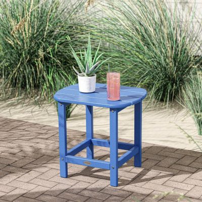 POLYWOOD South Beach 18-Inch Side Table – Pacific Blue