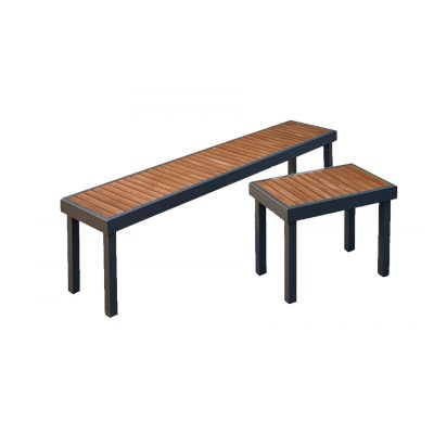 The Outdoor GreatRoom Company 2 Piece Kenwood Collection Benches