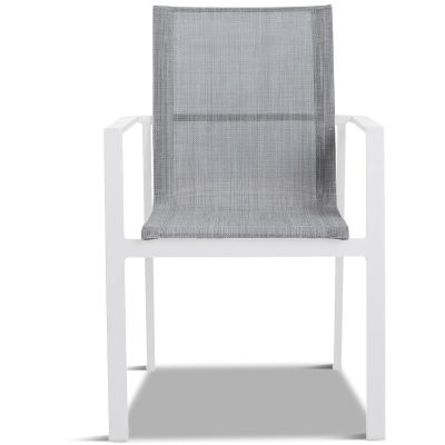 Spring Bay Dining Arm Chair – White