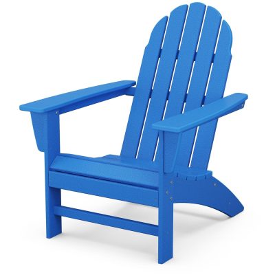 POLYWOOD Vineyard Adirondack Chair – Pacific Blue