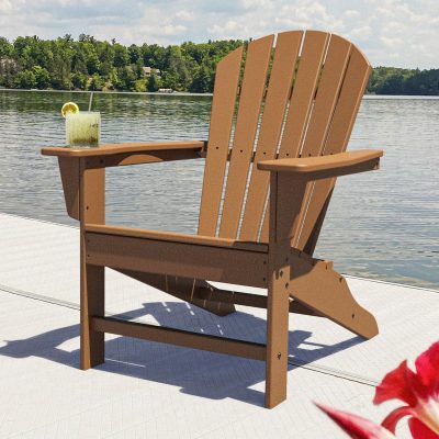 POLYWOOD South Beach Adirondack Chair – Teak