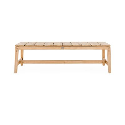 Capri 5-Foot Backless Bench By Teak + Table