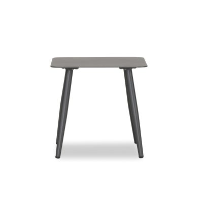 Midnight Cove 19 3/4 Inch Slate Aluminum End Table By Lakeview Outdoor Designs