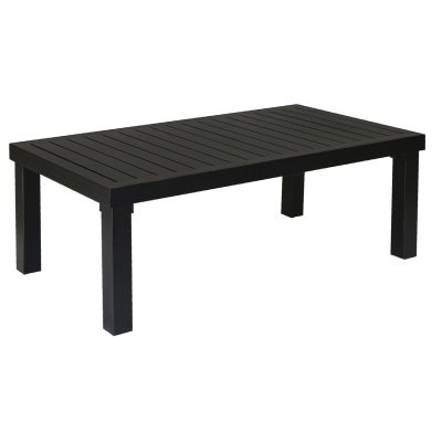 Monterey 44 X 24 Inch Rectangular Aluminum Patio Coffee Table By Sunset West