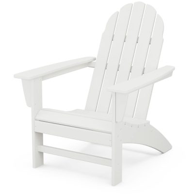 POLYWOOD Vineyard Adirondack Chair – White