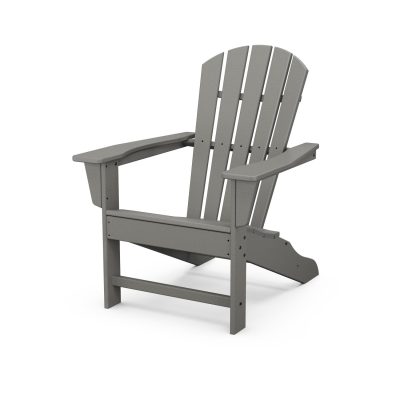 POLYWOOD Palm Coast Adirondack Chair – Slate Grey