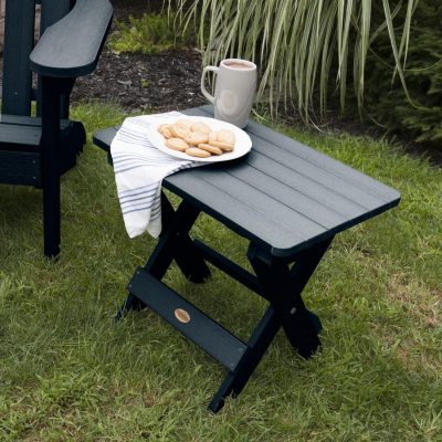 Lakeview Folding Adirondack Side Table – Federal Blue