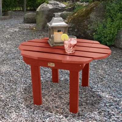 Lakeview The Charmville Side Table – Rustic Red