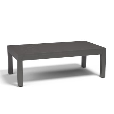 Sunset West Vegas 50 X 27 Rectangular Aluminum Patio Coffee Table