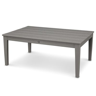 POLYWOOD Newport 28 X 42 Inch Coffee Table – Slate Grey