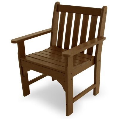 POLYWOOD Vineyard Garden Arm Chair – Teak