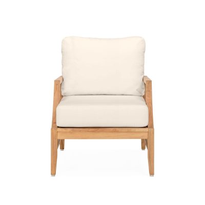 Charleston Club Chair in Sand By Teak + Table