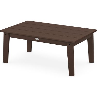 POLYWOOD Lakeside 22 X 36-Inch Coffee Table – Mahogany