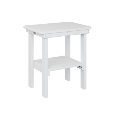 Berlin Gardens Rectangular End Table – White