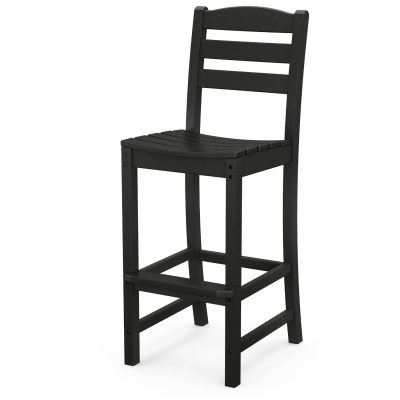 POLYWOOD La Casa Cafe Bar Side Chair – Black