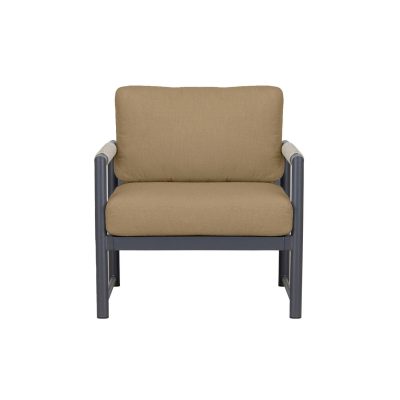 Lakeview Avenue Bay Slate/Pebble Gray Club Chair – Heather Beige