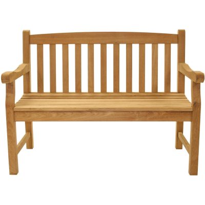 Classic 47 Inch Teak Patio Bench By Royal Teak Collection