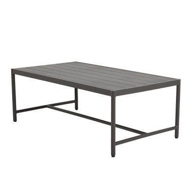 Sunset West Pietra 50 X 27 Inch Rectangular Aluminum Patio Coffee Table