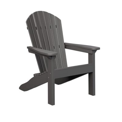 Berlin Gardens Comfo Stationary Adirondack Chair – Smoke Gray