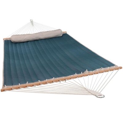 Ultimate Patio Quilted Double Hammock w/ Pillow – Tidal Wave