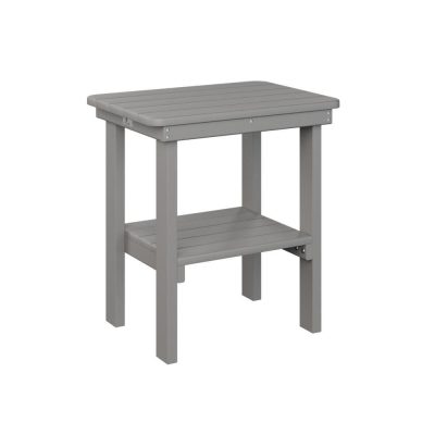 Berlin Gardens Rectangular End Table – Light Gray