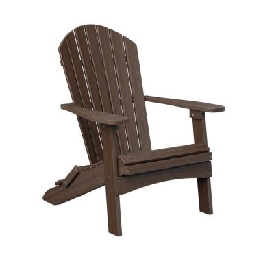 Berlin Gardens Comfo Folding Adirondack Chair – Brazilian Walnut