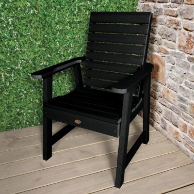 Lakeview Elm Point Dining Armchair – Black