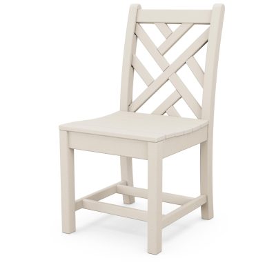 POLYWOOD Chippendale Dining Side Chair – Sand