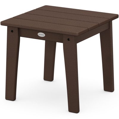 POLYWOOD Lakeside 18-Inch End Table – Mahogany