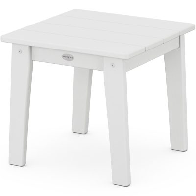 POLYWOOD Lakeside 18-Inch End Table – White