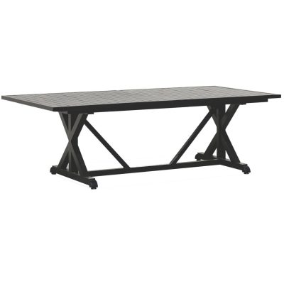 Monterey 96 X 42 Inch Rectangular Aluminum Patio Dining Table By Sunset West