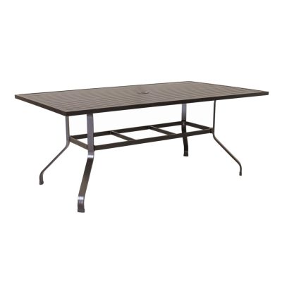 La Jolla 72 X 42 Rectangular Aluminum Patio Dining Table By Sunset West