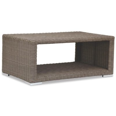 Coronado 48 X 29 Inch Rectangular Wicker Patio Coffee Table By Sunset West