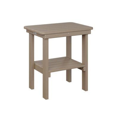 Berlin Gardens Rectangular End Table – Weatherwood