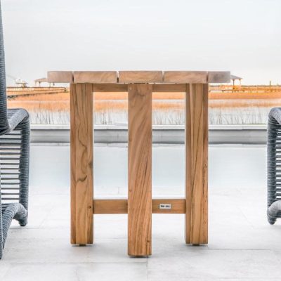 Monday Round Teak Patio End Table By Teak + Table