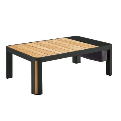 HIGOLD GENEVA Aluminum Coffee Table in Nero By HIGOLD