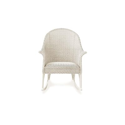 Timeless View Wicker Rocking Chair in Ivory By Lakeview